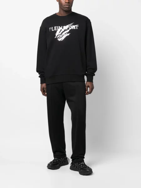 Hanorac Plein Sport cu imagine negru