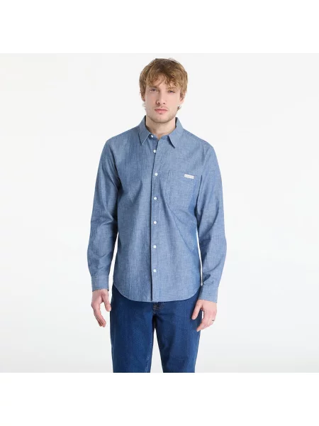 Koszula Calvin Klein Jeans Ls Chambray Classic Shirt Blue Descent M niebieska