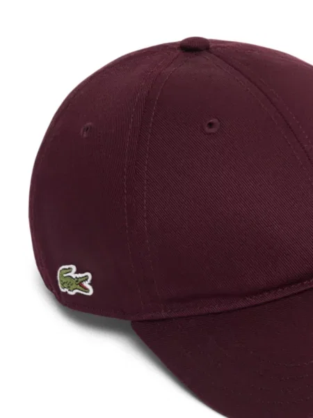 Baseball sapka Lacoste autogrammal piros