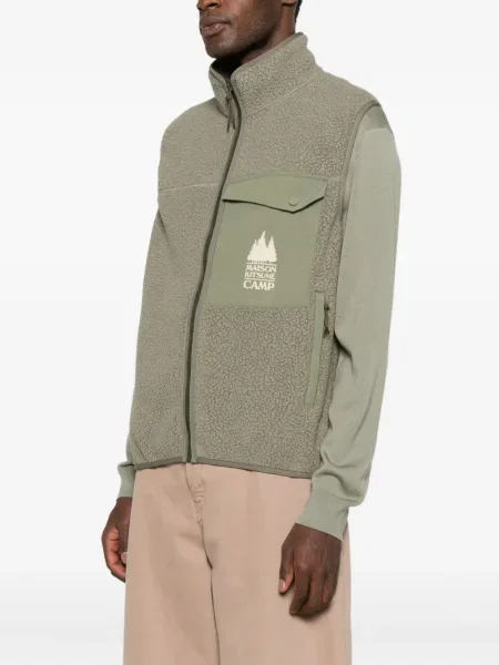 Vestă Maison Kitsune verde