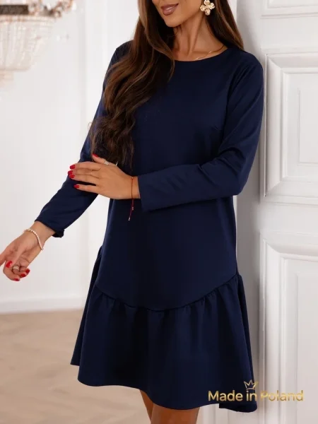 Rochie mini Resti de costum albastru