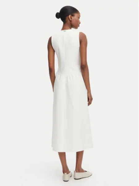 Calvin Klein Cocktail obleka Kremna A-Line Fit