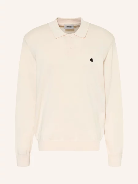 Carhartt Wip Sweter Polo Madison weiss biała