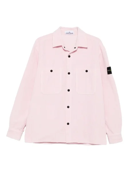 Samt košulja Stone Island kamenje ružičasta