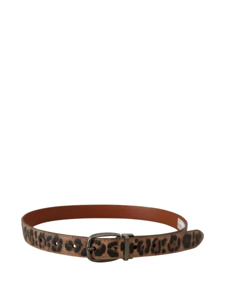 Curea Dolce & Gabbana cu imagine cu model leopard cu cataramă