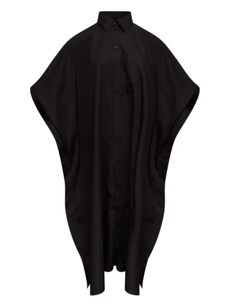 Sukienka midi Mm6 Maison Margiela do kolan garniturowa czarna