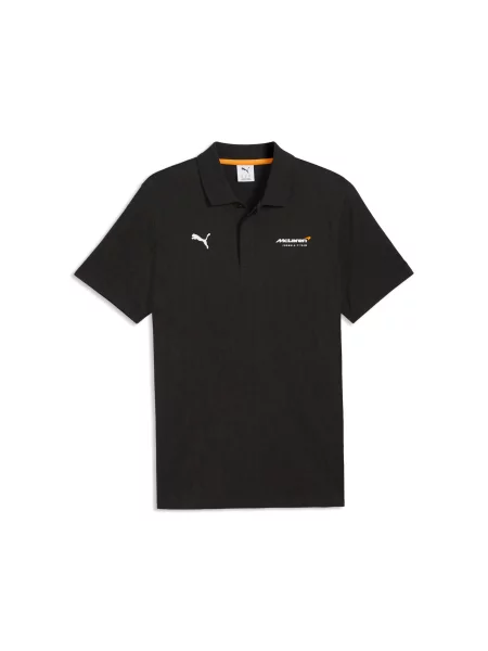 PUMA żakardowa koszulka polo McLAREN RACING Akcesoria S czarny