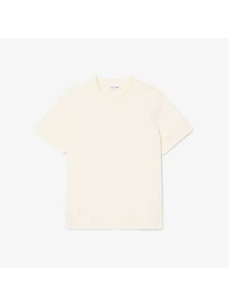 Lacoste Koszulka Z Nadrukiem beżowa