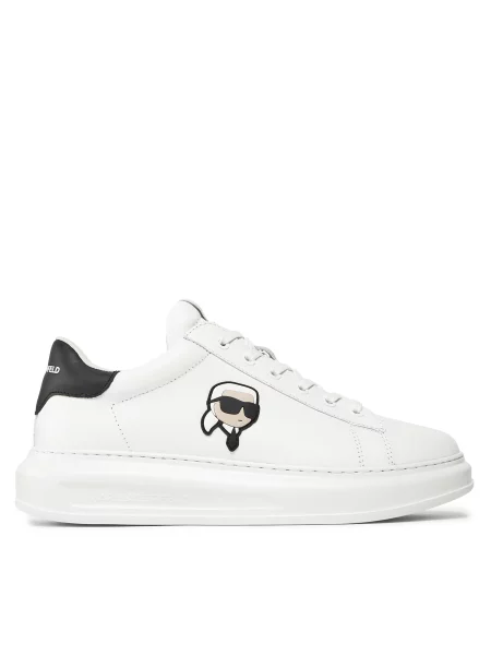 Krajkové tenisky Karl Lagerfeld bílé