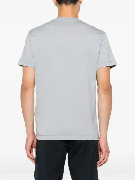 Tricou Stone Island cu strasuri gri
