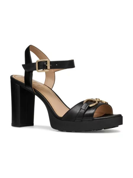 Geox Buty Kobieta 41 EU płaskie sandały dla kobiet czarny