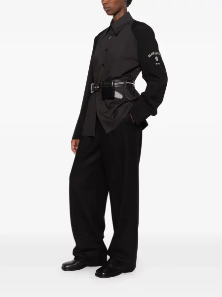 Hlače Mm6 Maison Margiela crna