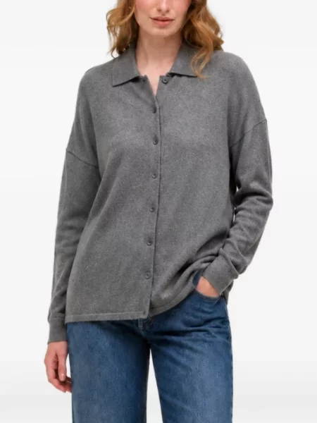 Gulerat cardigan Chinti & Parker gri