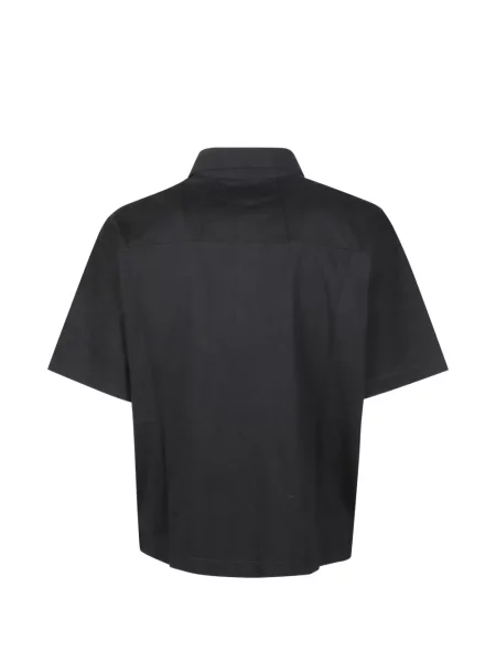Tricou polo Rhude cu autograf negru