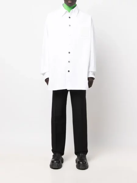 Ilgas marškiniai Raf Simons balta