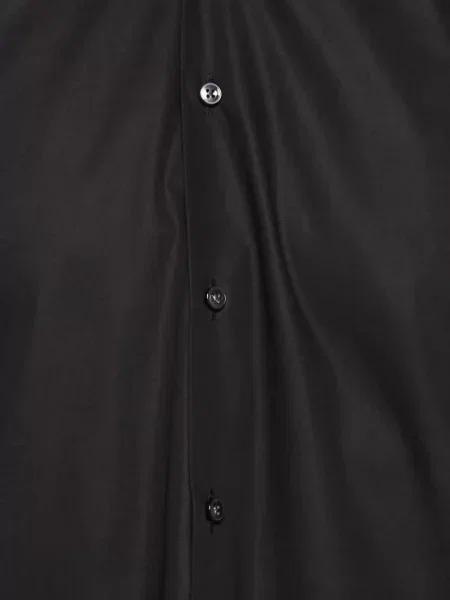 Cămașă Boss din poplin negru