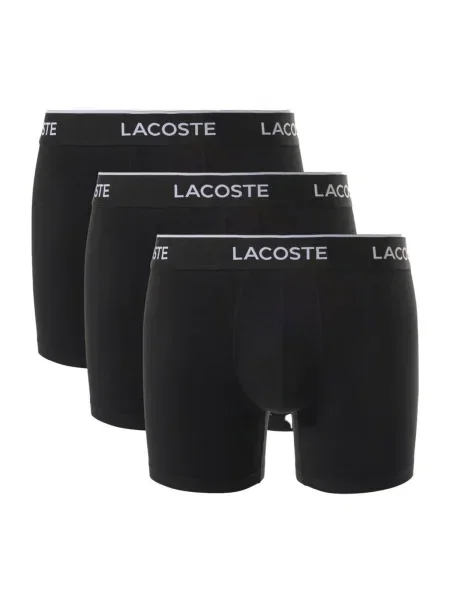 LACOSTE Boxer Brief Black L čierna