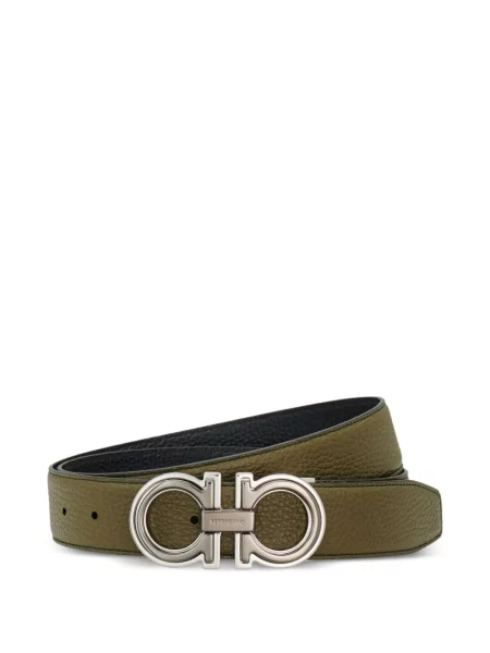Cu centură reversibil curea Ferragamo verde
