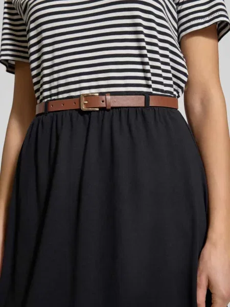 Długa spódnica z Mieszanka bawełny Model LUNA' Vero Moda czarna