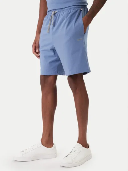 Домашен къс панталон BOSS Mix&Match Short CW синьо