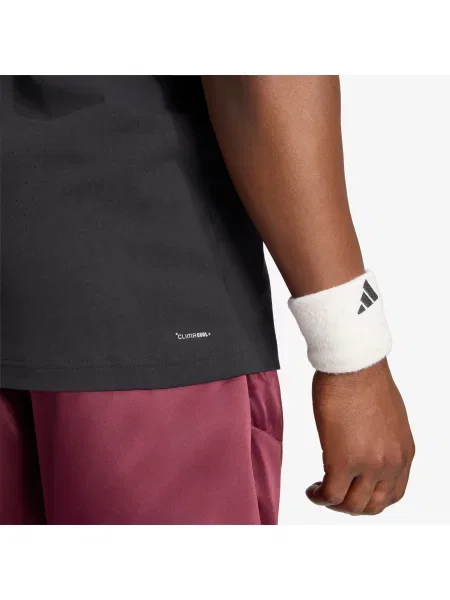 Tenisová polokošeľa Adidas Performance čierna