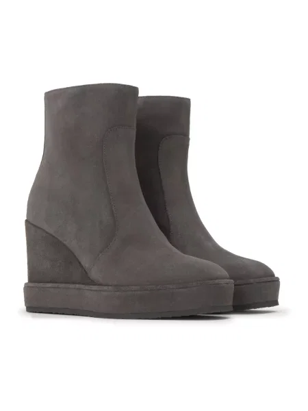 Buty do kostki Castaner skórzane czarne