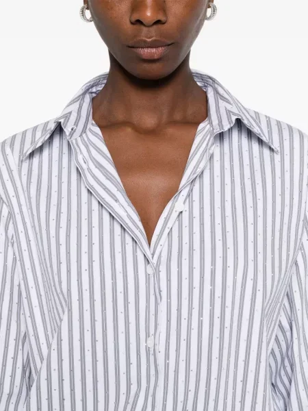 Cămașă Maje cu dungi alb