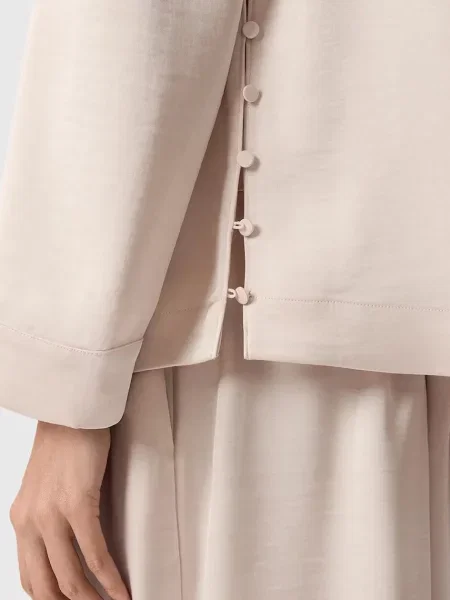 Блузка AllSaints LEANNE однотонна білий