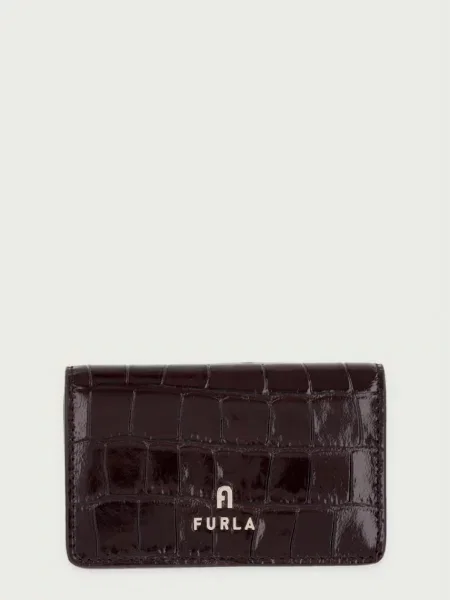 Furla πορτοφόλι γυναικείο δερμάτινο Camelia καφέ