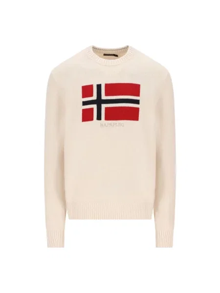 Sweter Napapijri beżowy