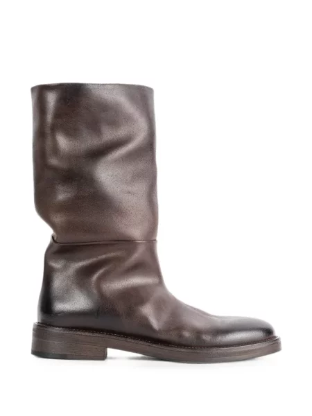 Botine Marsell din piele maro