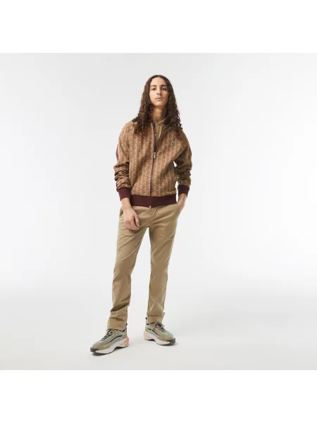 Lacoste Koszulka Polo Slim Fit Petit Piqué beżowa
