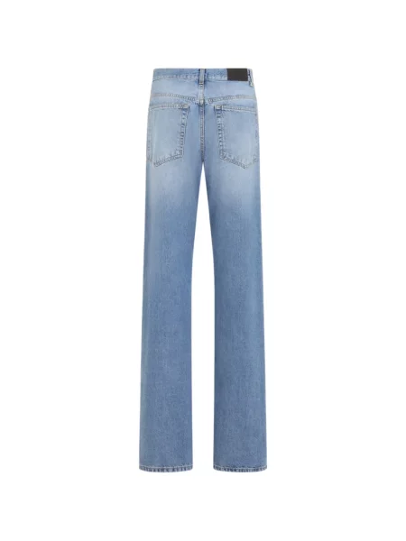 Blugi drepți Calvin Klein Collection albastru