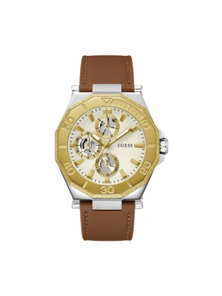 Zegarek Guess brązowy