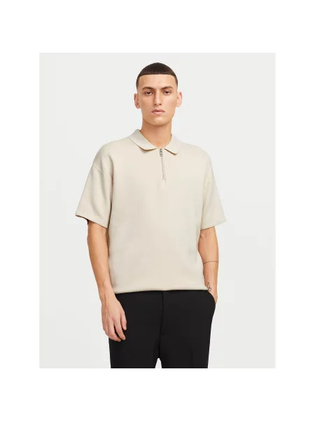 Jack&Jones Polo majica Troy Relaxed Fit bež