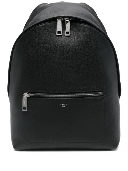 Rucsac Fendi din piele negru