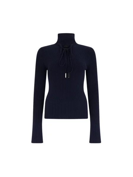 Sweter Iceberg wełniany niebieski