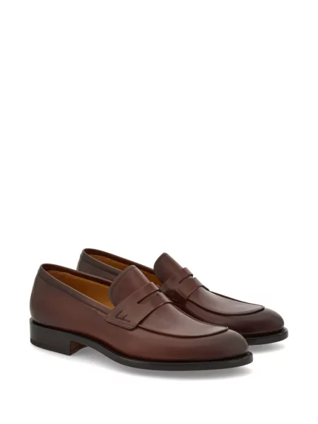 Loafersy Ferragamo hnedá