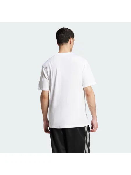 ADIDAS ORIGINALS Tričko Trefoil Essentials černá bílá