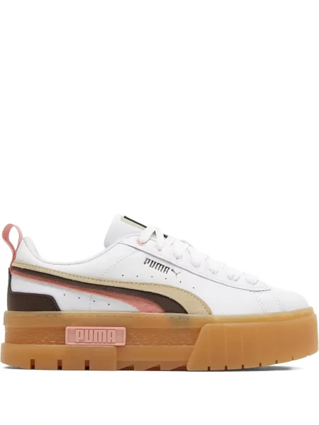 Sneakerși Puma Platform cu platformă alb