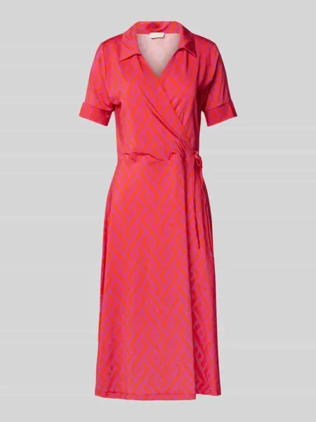 Sukienka midi w stylu kopertowym Milano Italy