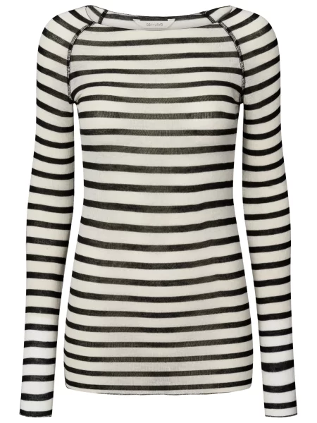 Gai+Lisva Pulover Amalie bej deschis negru