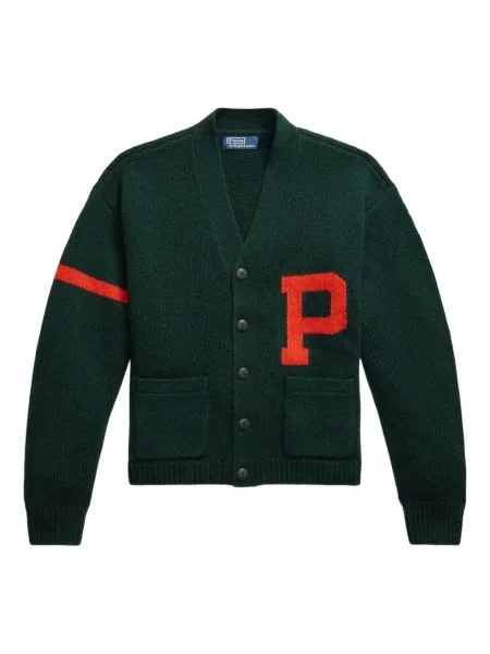 Μικρός κασκέτο Polo Ralph Lauren με χαμηλή μέση υφαίνω διαγωνίως πράσινο