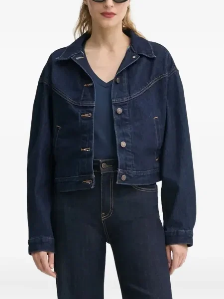 Proste jeansy Levi's 501 w paski ze stretchu dzwony niebieskie