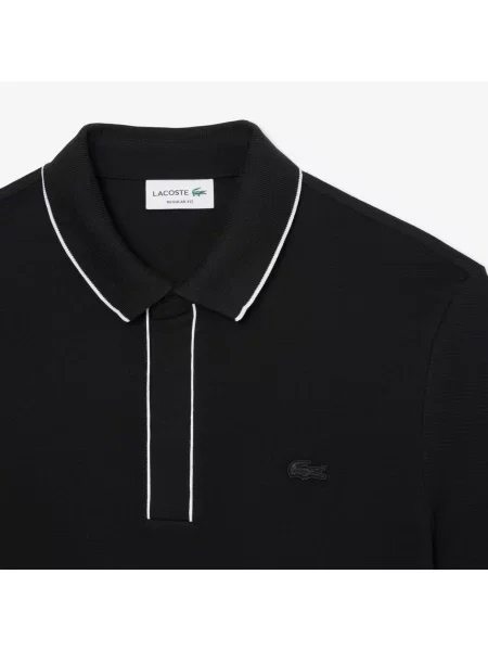 Поло Lacoste черное