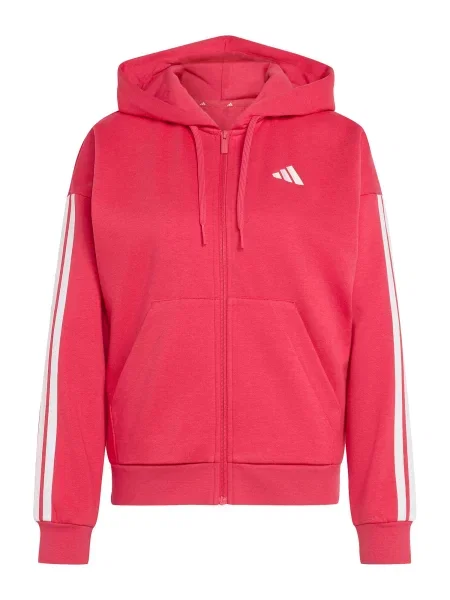 ADIDAS SPORTSWEAR Hanorac Essentials roz zmeură alb