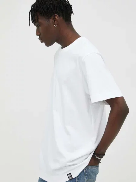 G-Star Raw tricou din neted alb