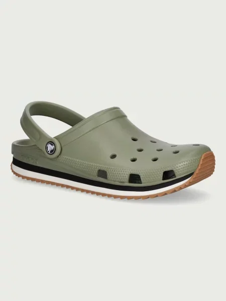 Crocs șlapi mocasini pentru bărbați Classic Retro Runner Clog verde