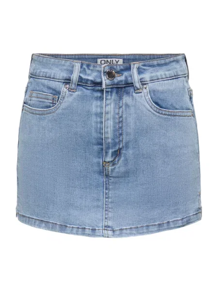 ONLY Fustă ONLWAUW denim albastru