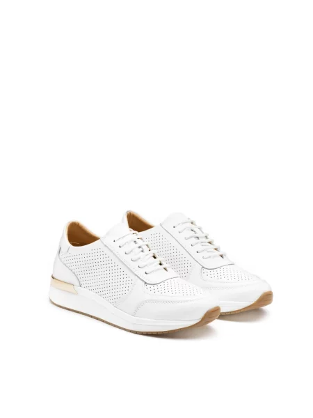 Sneakersy Kazar skórzane białe